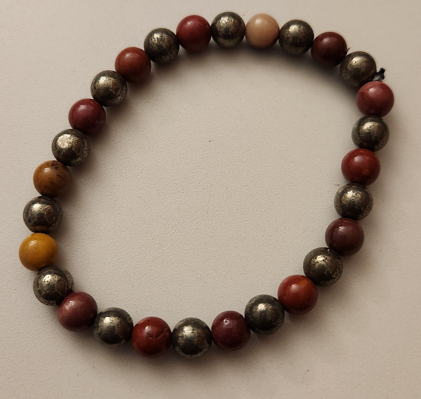 Mookaite and Pyrite
