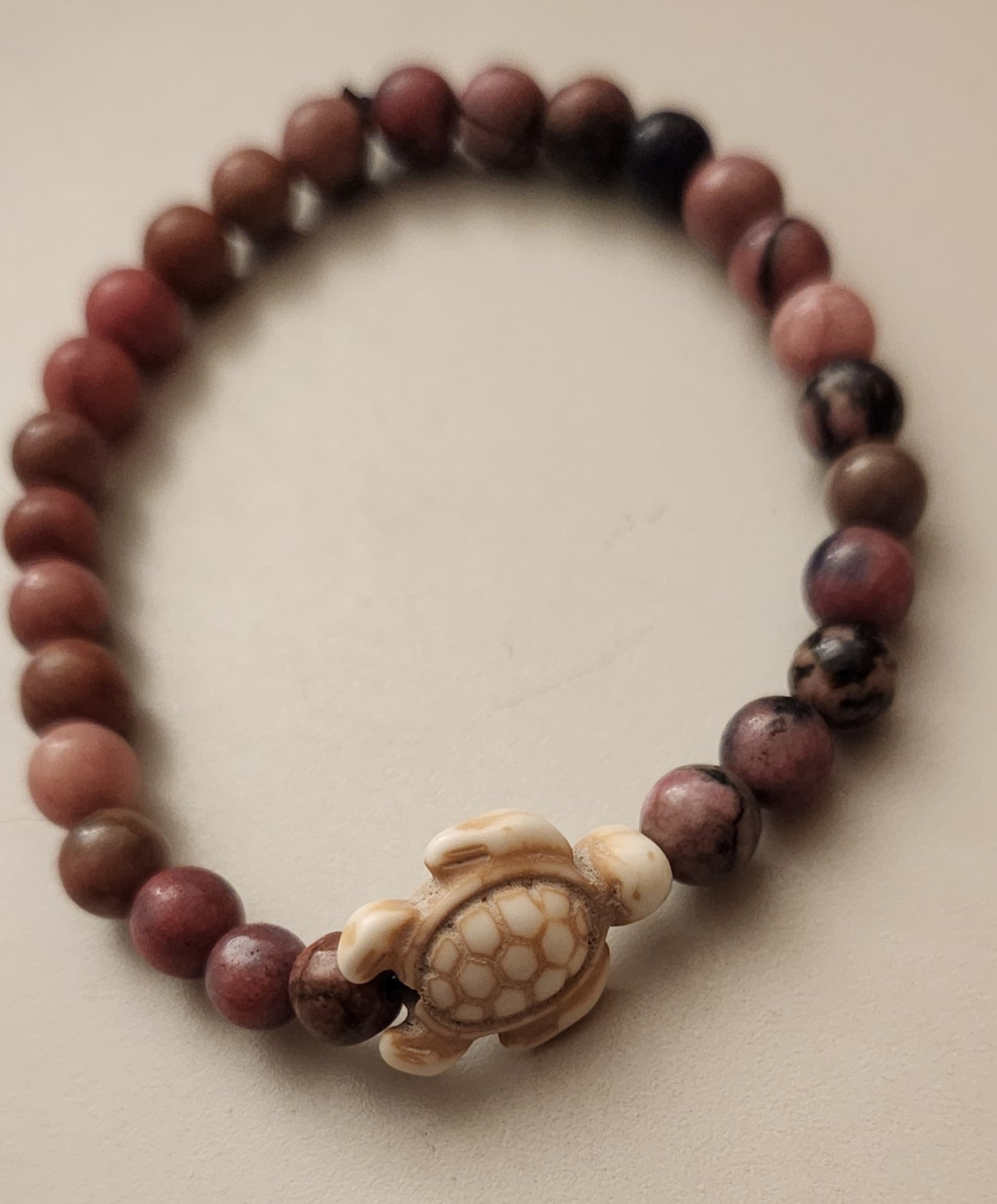 Rhodonite with Turtle