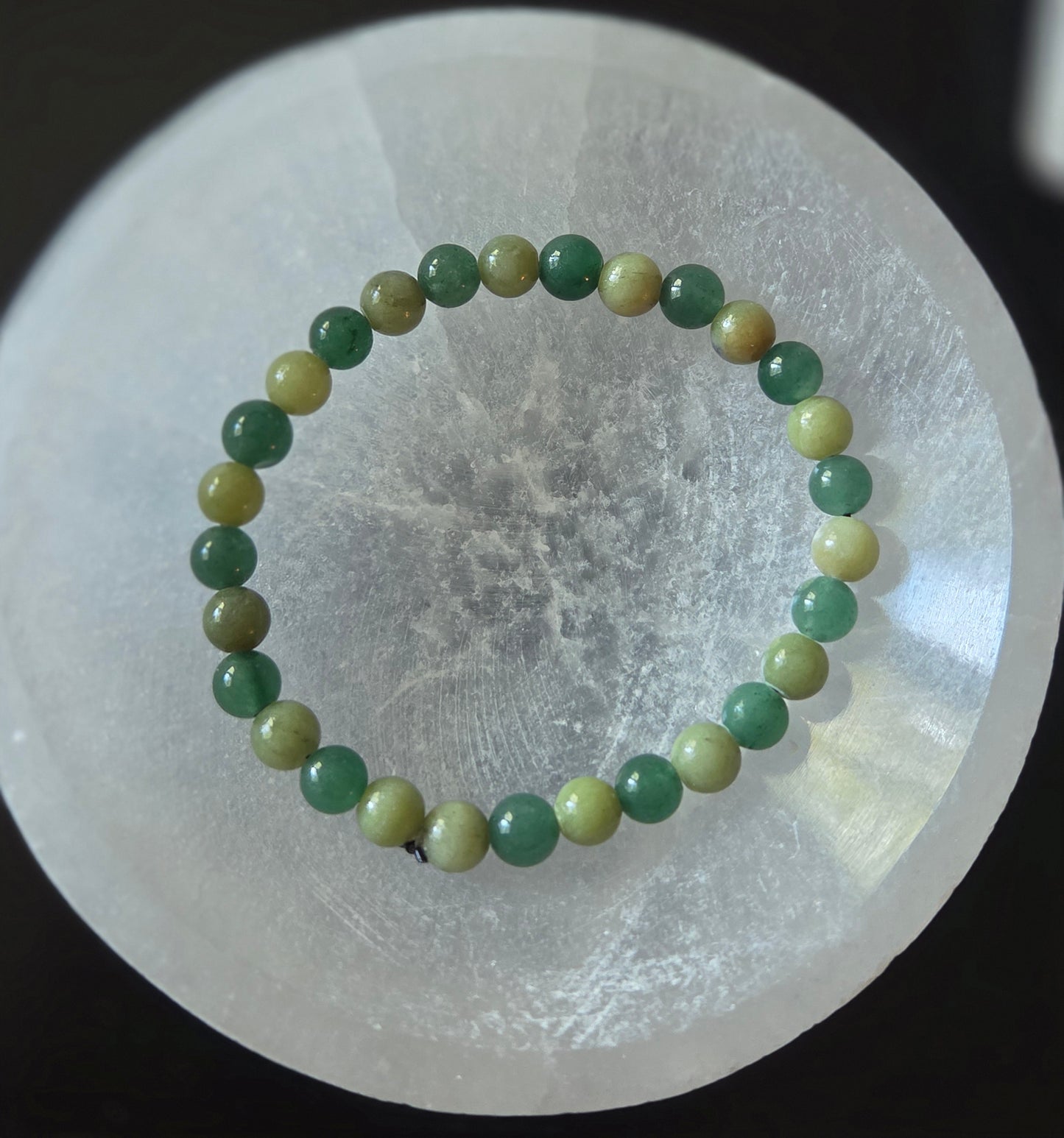 Green Aventurine and Peridot