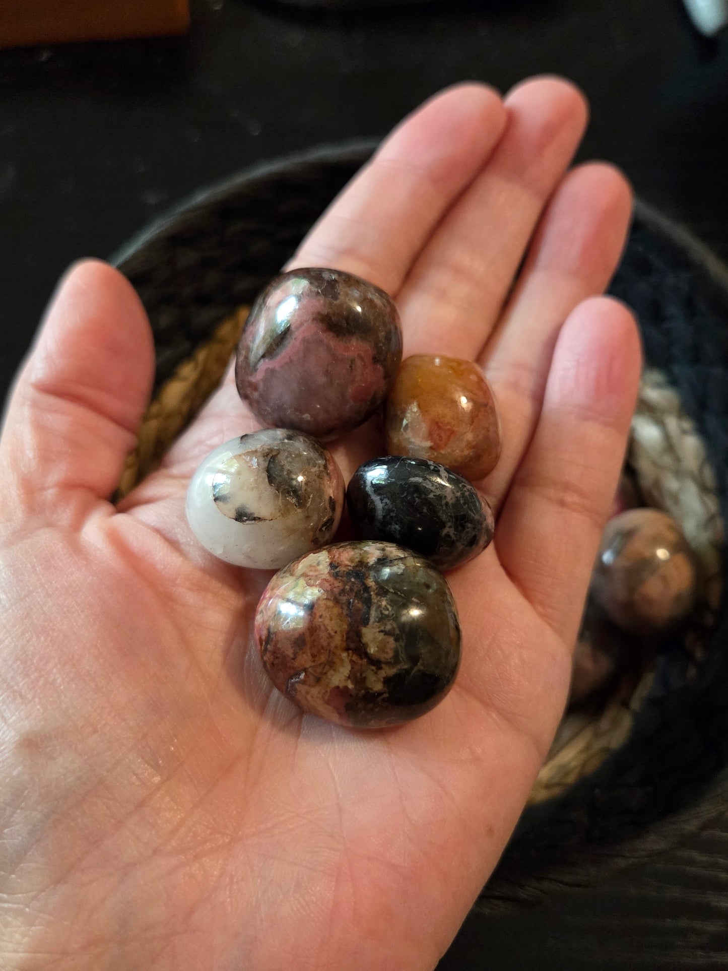 Rhodonite Tumbles price per piece