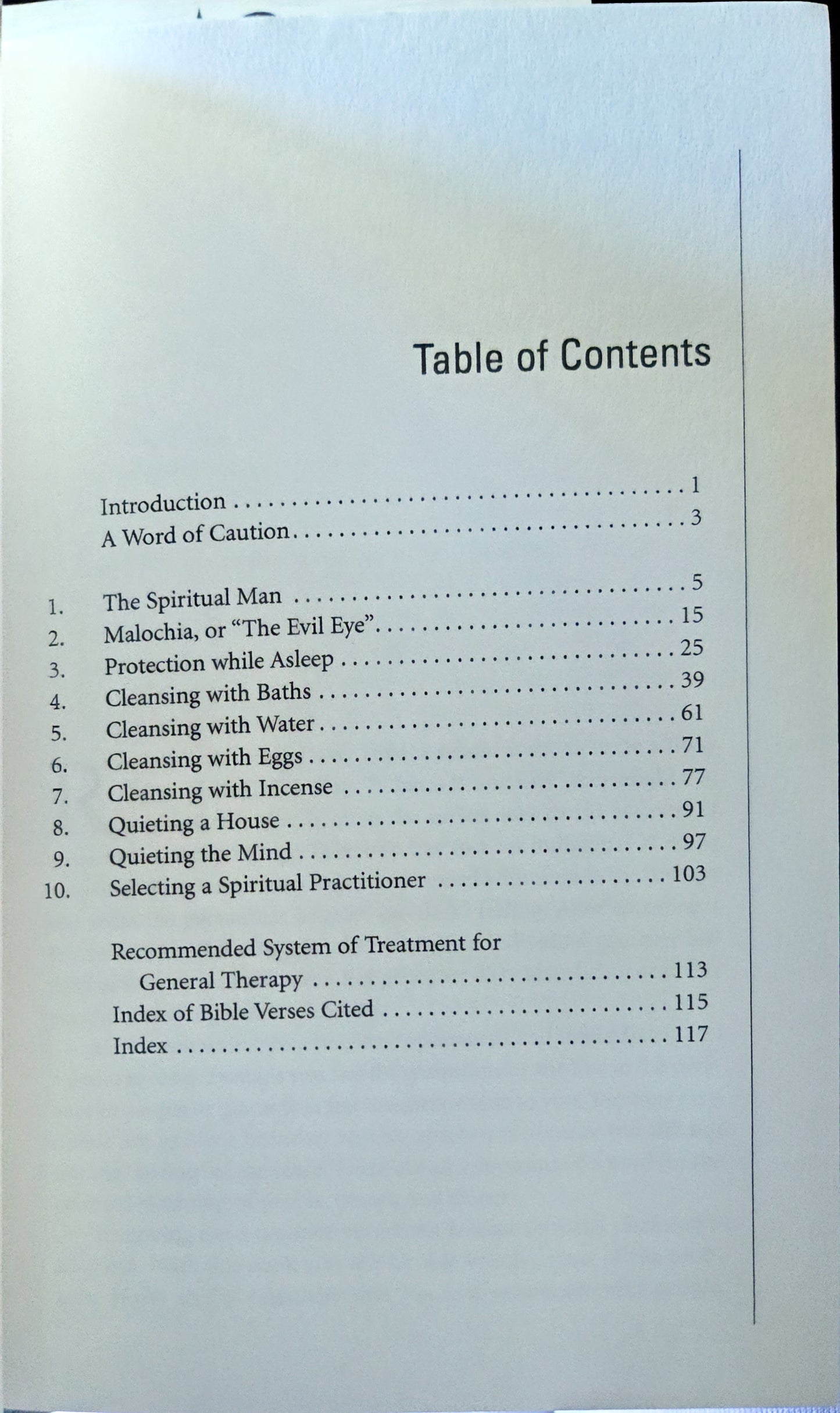 Spiritual Cleansing book (pre-owned)