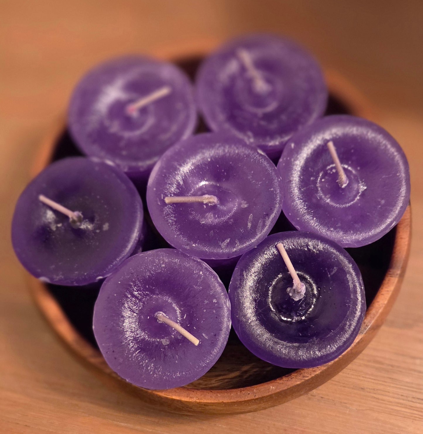 Purple "third eye 👁 💜 " Votive Candles