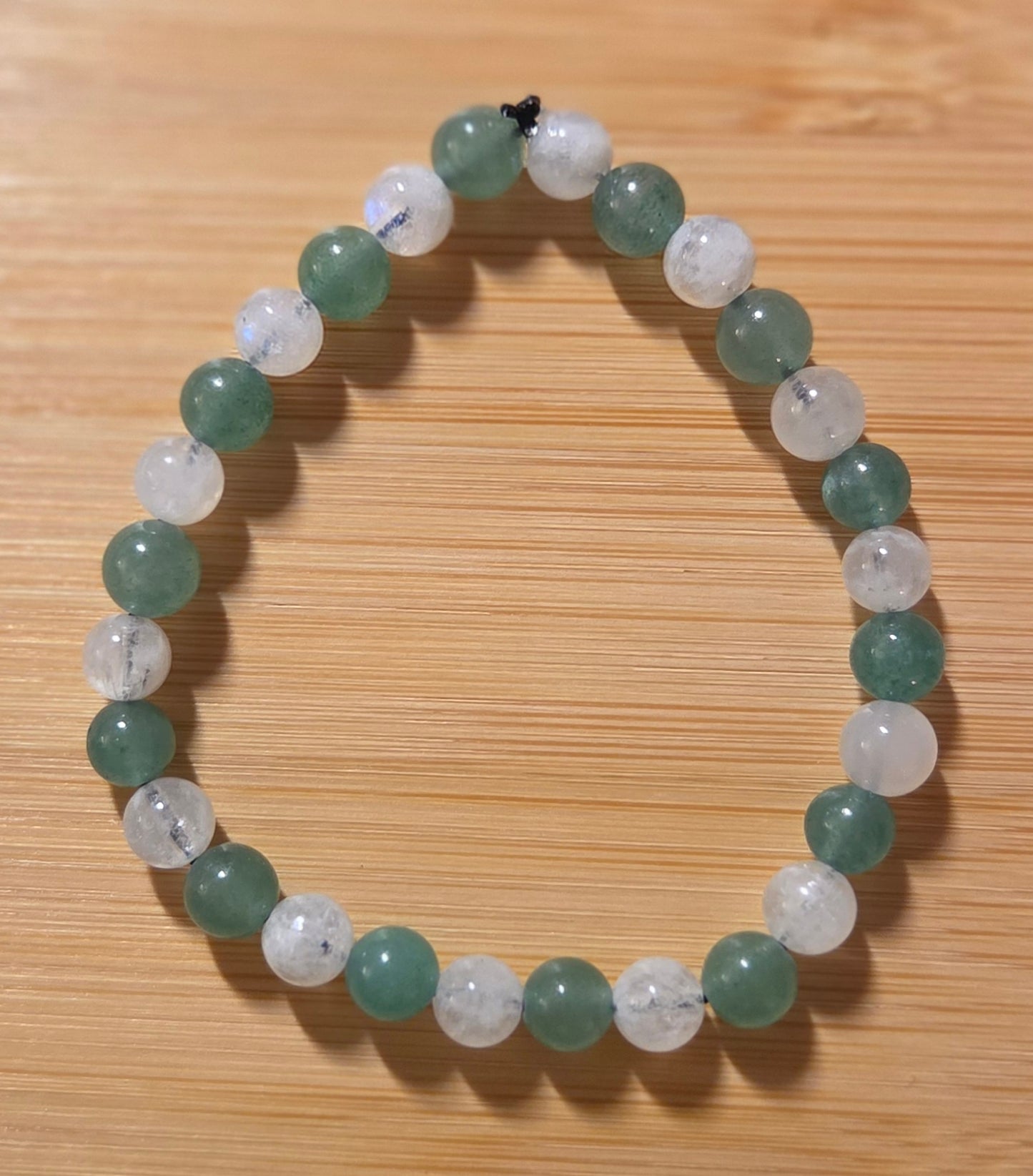 Green Aventurine and Moonstone bracelet