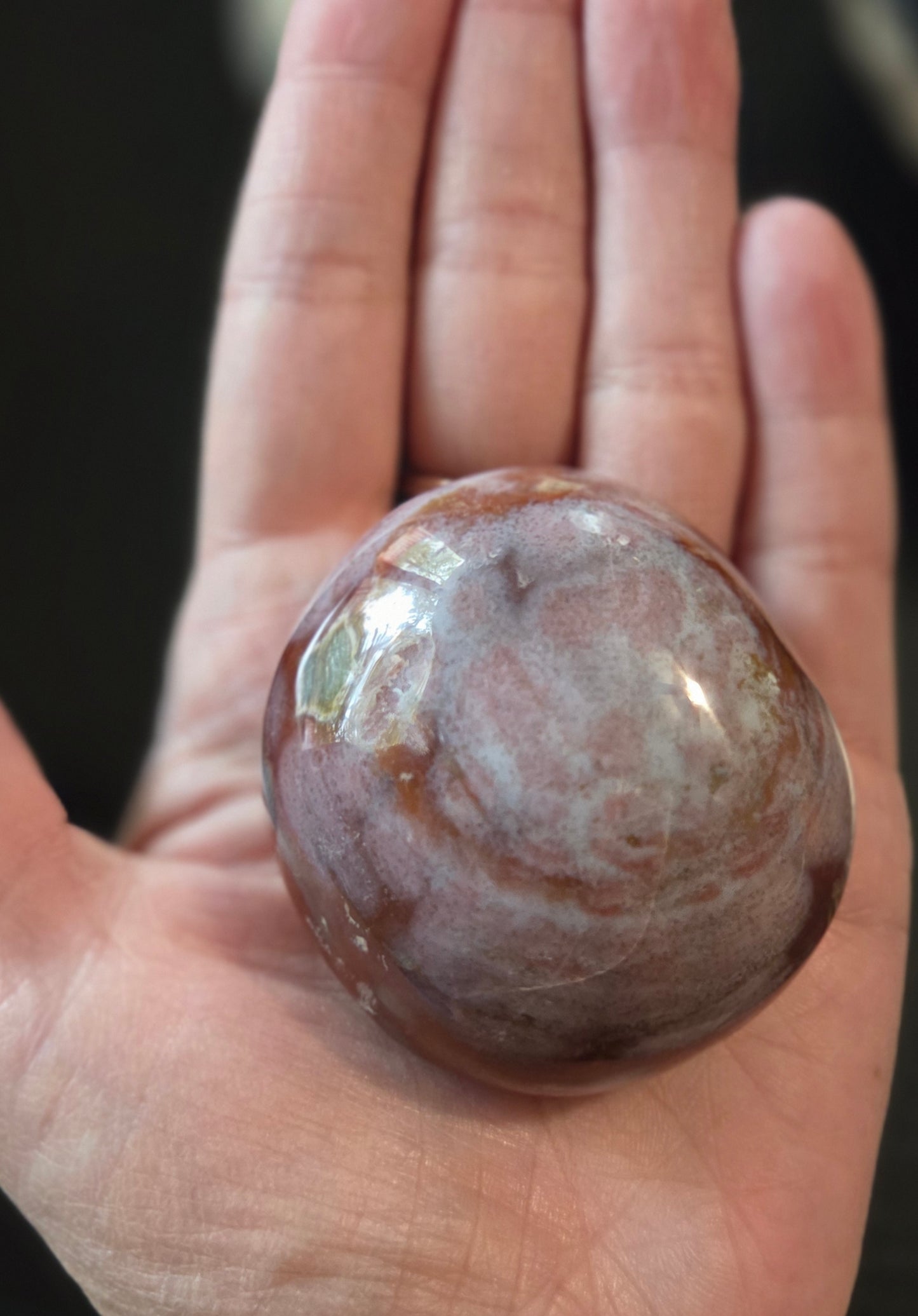 Ocean Jasper palm stone