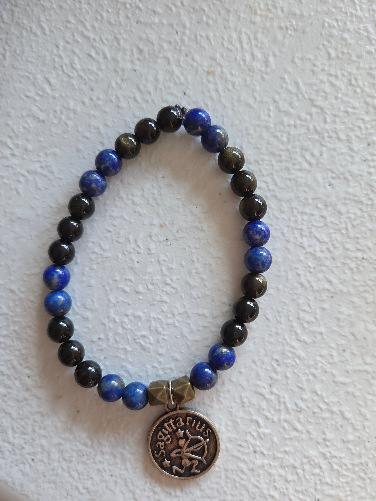 Lapis Lazuli and Gold Sheen Obsidian Sagittarius ♐️