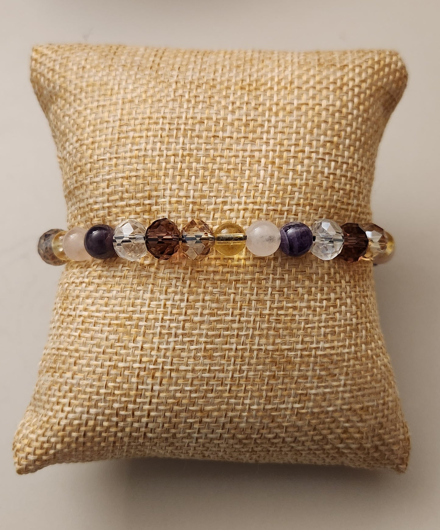 Amethyst, Rose Quartz, and Citrine