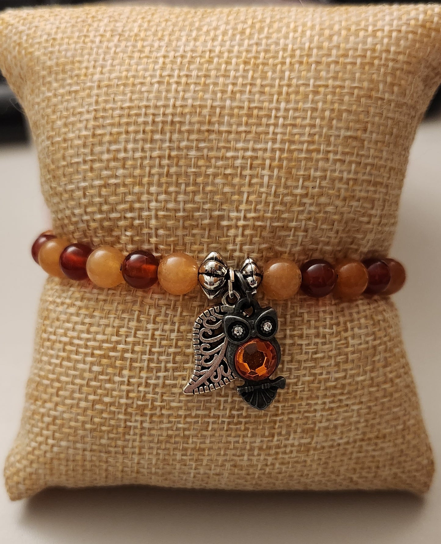 Carnelian and Peach Moonstone