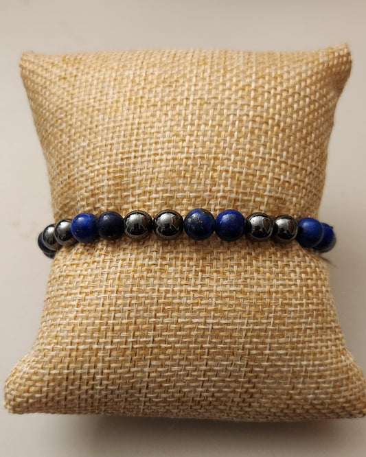 Lapis Lazuli and Hematite