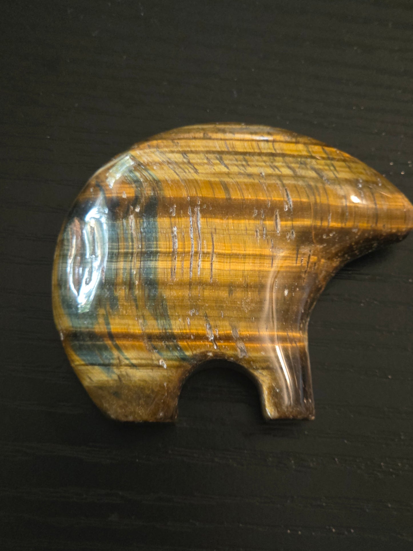 Tigers Eye Zuni Bear