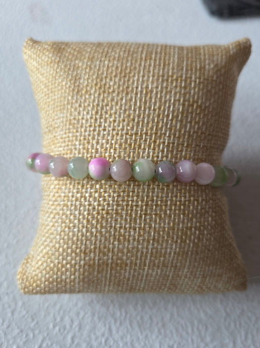 Pink Green Jade
