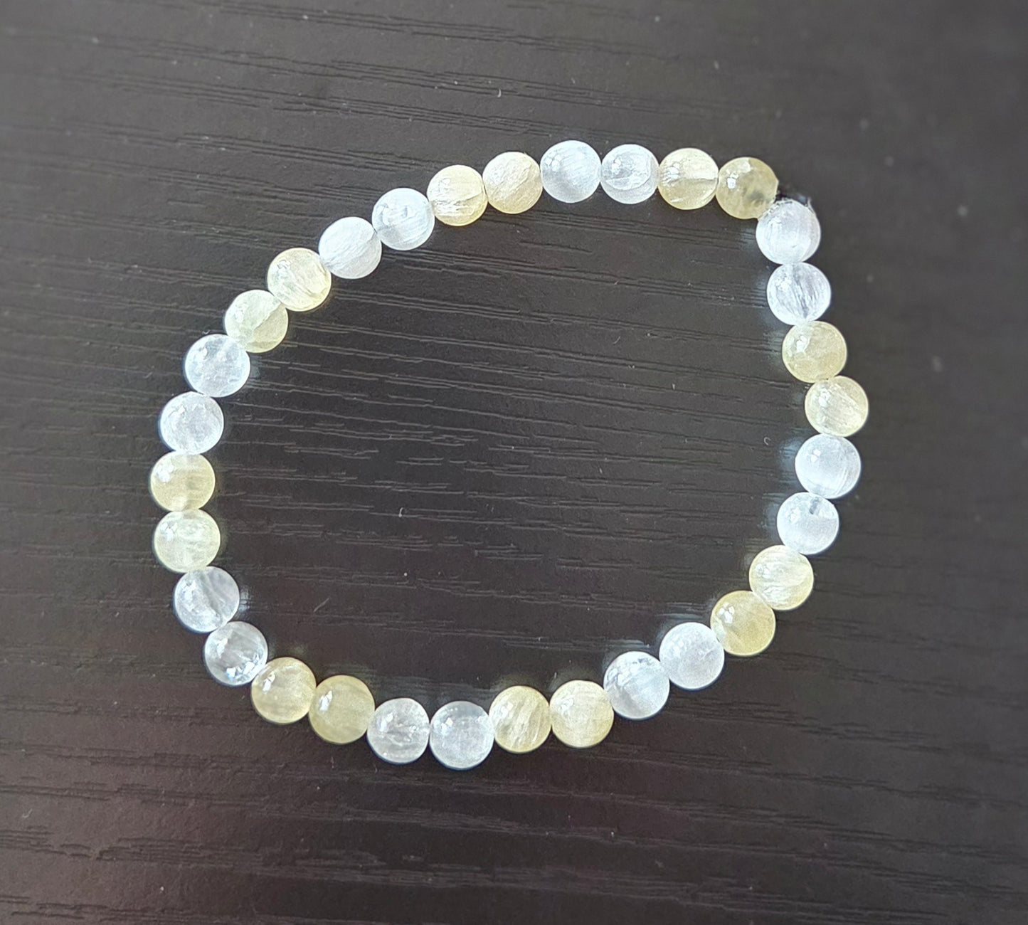 Yellow and White Selenite