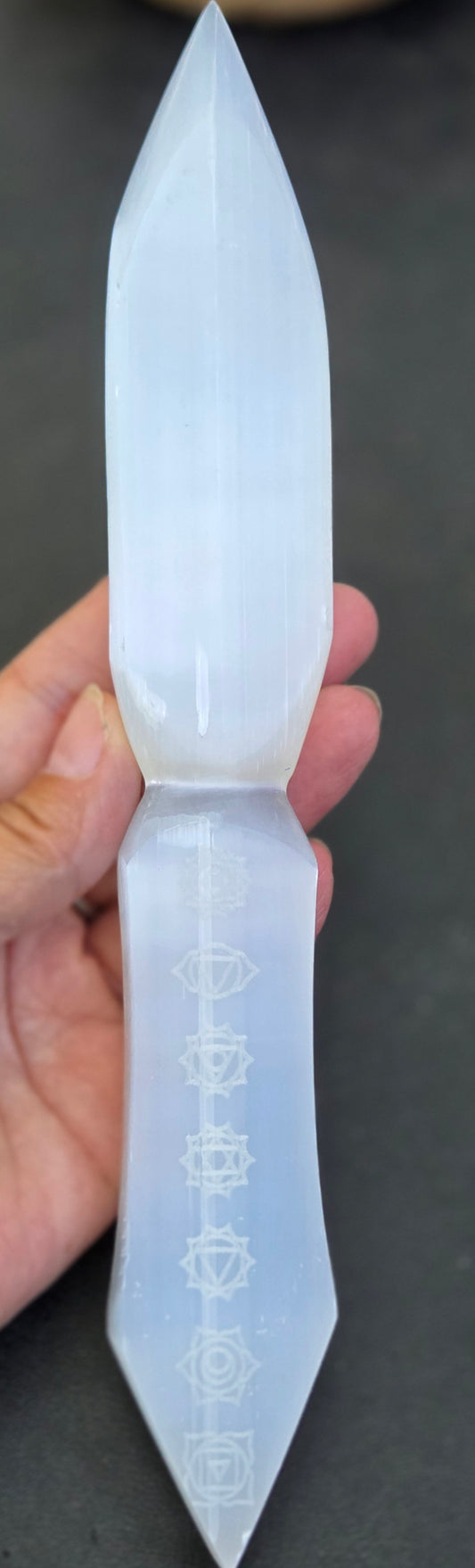 Selenite Athame