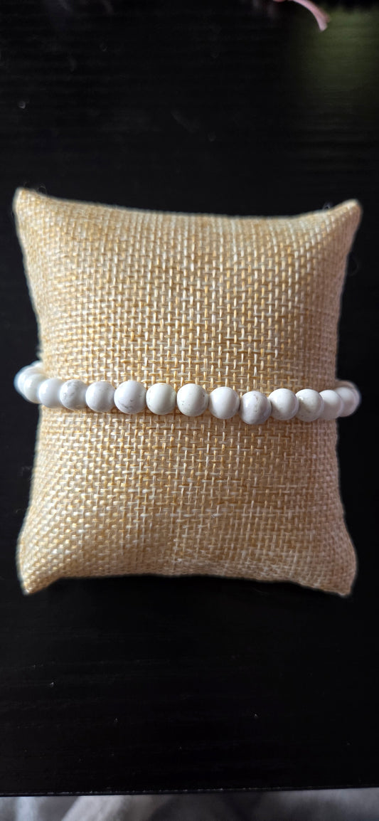 Howlite bracelet