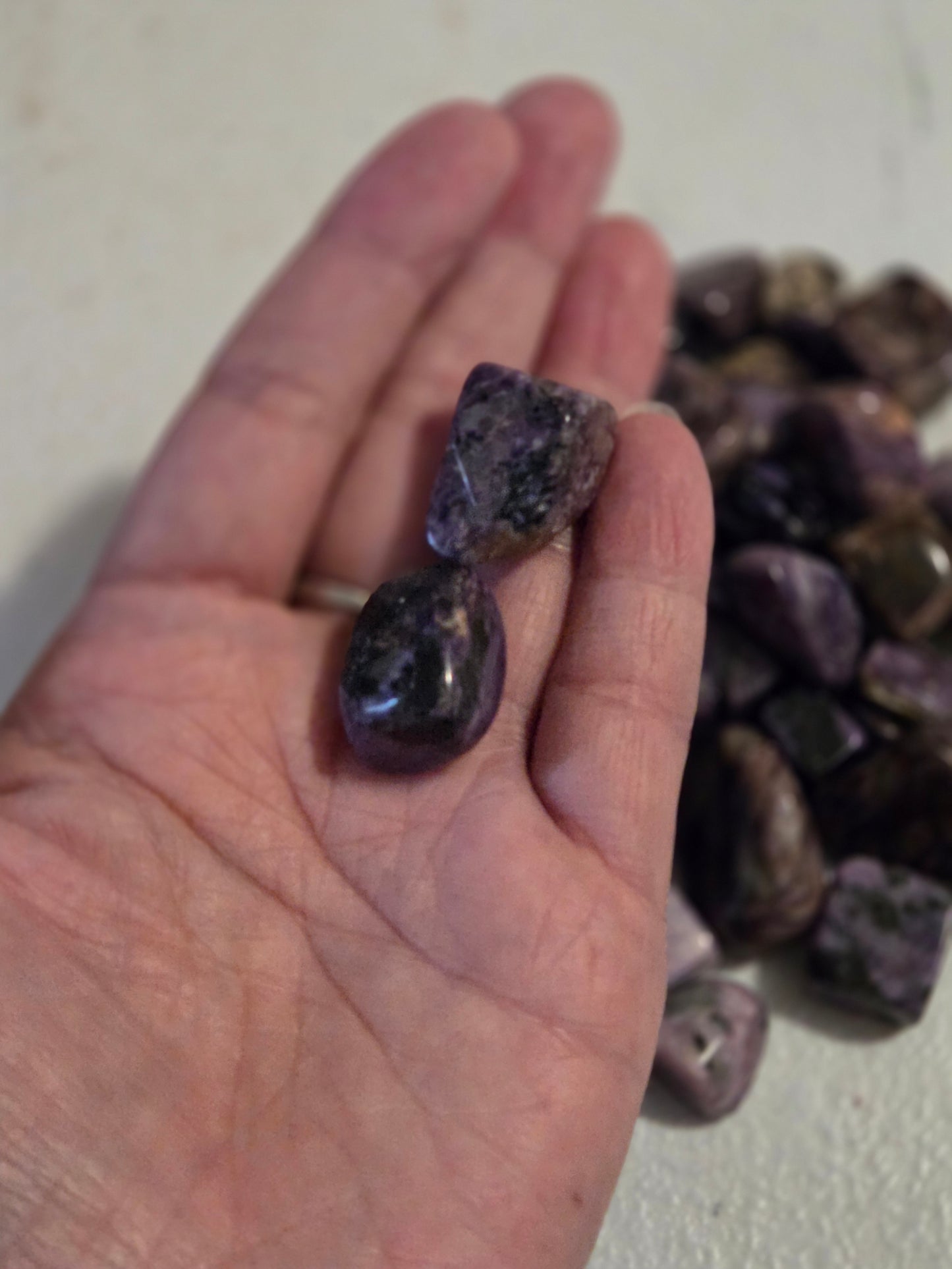Charoite small Tumbles (price per piece)