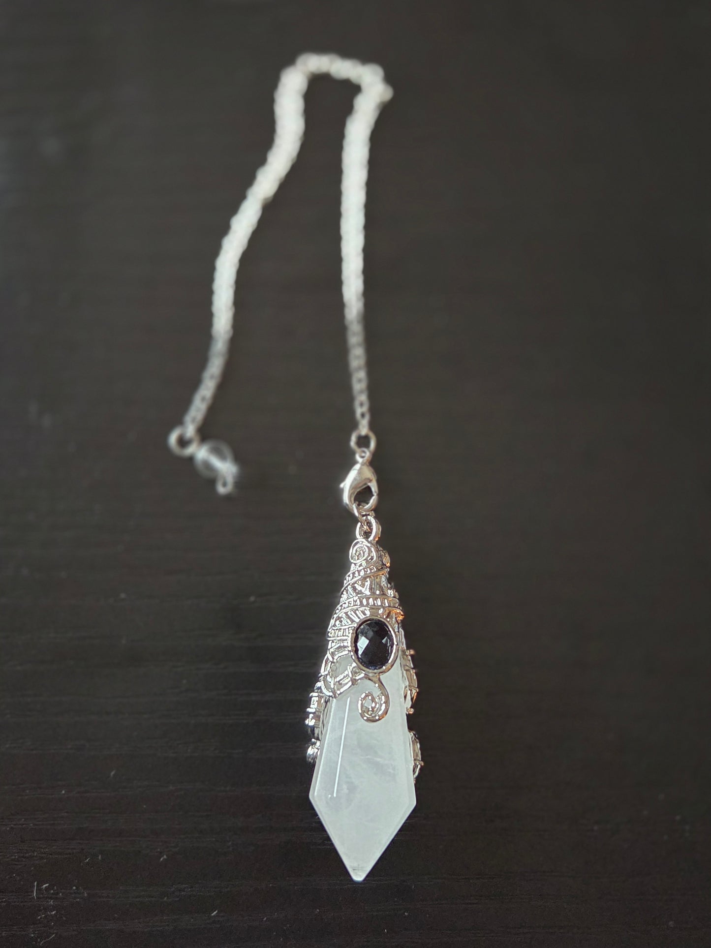 Clear Quartz Pendulum