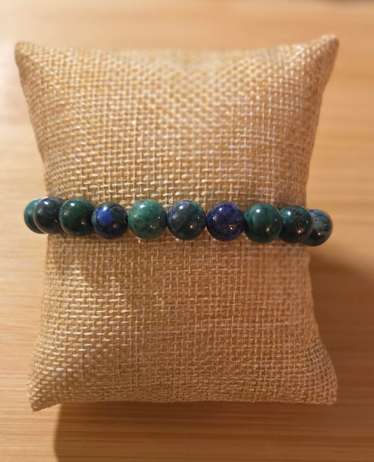 Chrysocolla 8mm bracelet