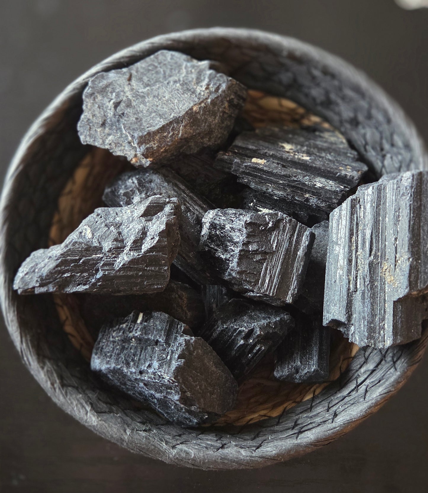 Black Tourmaline Rough pieces- price per piece (intuitive pick)