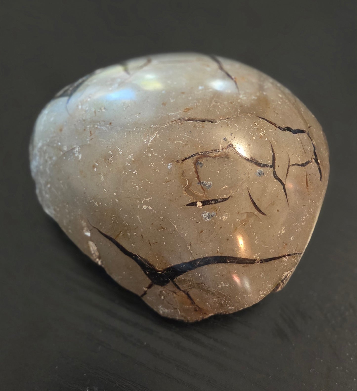 Septarian Jasper Rough Piece- about 1.15 lbs