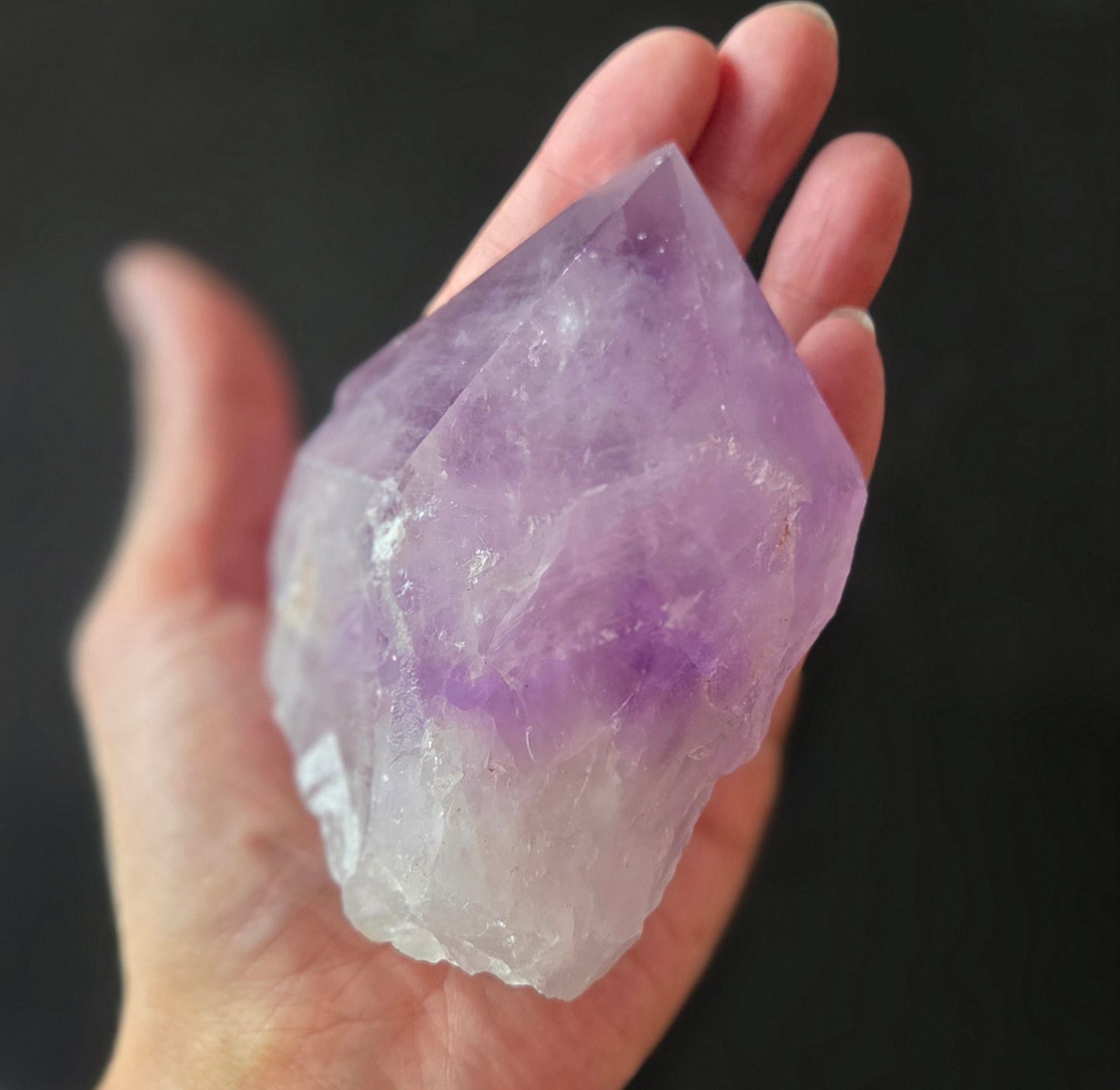 Large Amethyst crystal point