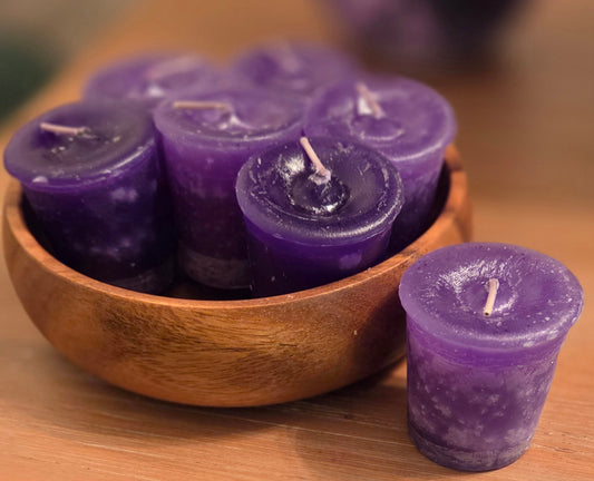 Purple "third eye 👁 💜 " Votive Candles
