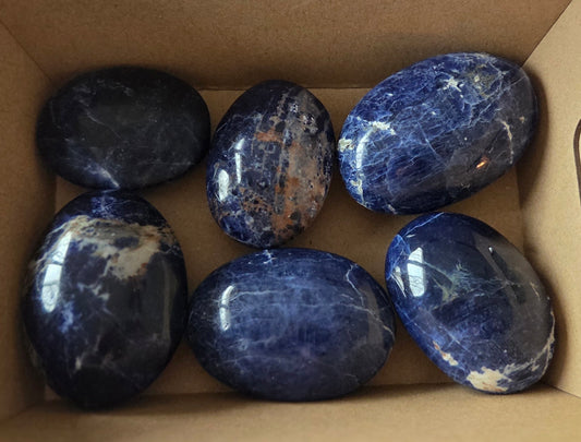 Sodalite Palm Stones