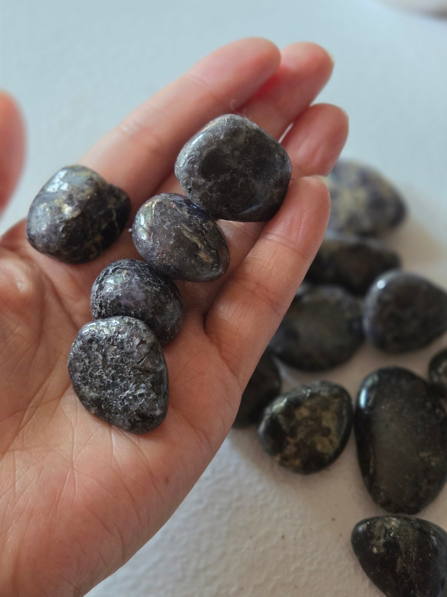 Iolite small tumbles- per piece