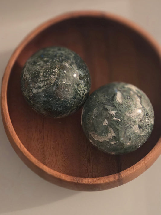 Moss Agate Sphere