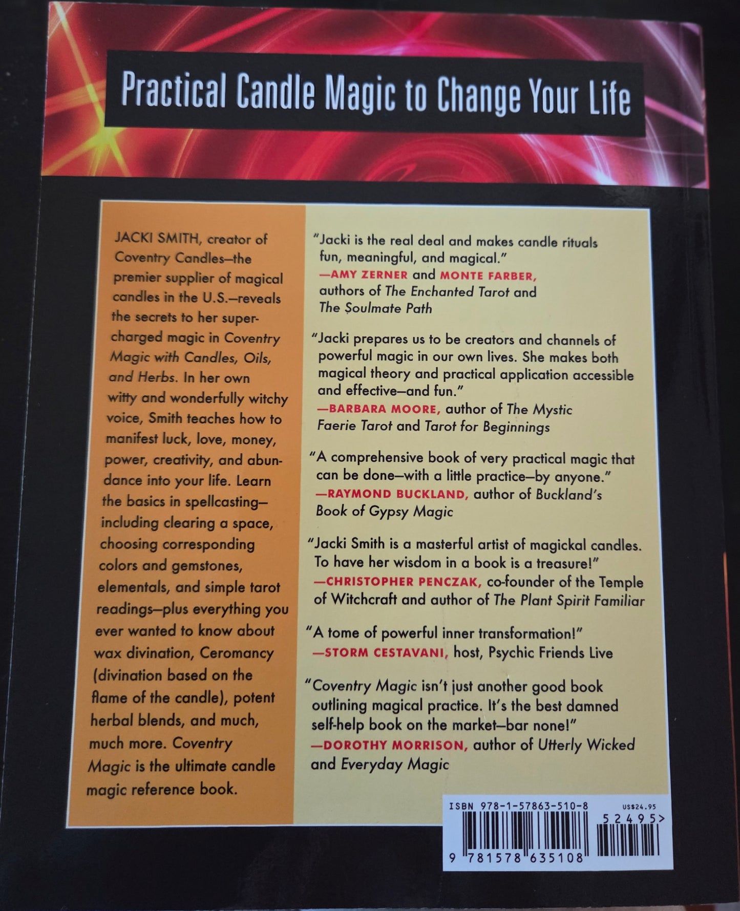 Coventry Magic with Candles, Oils, and Herbs- by Jacki Smith (New)