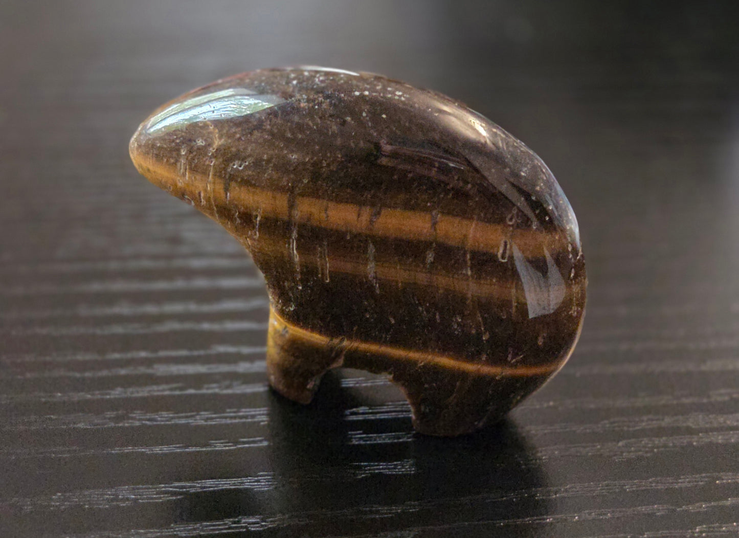 Tigers Eye Zuni Bear