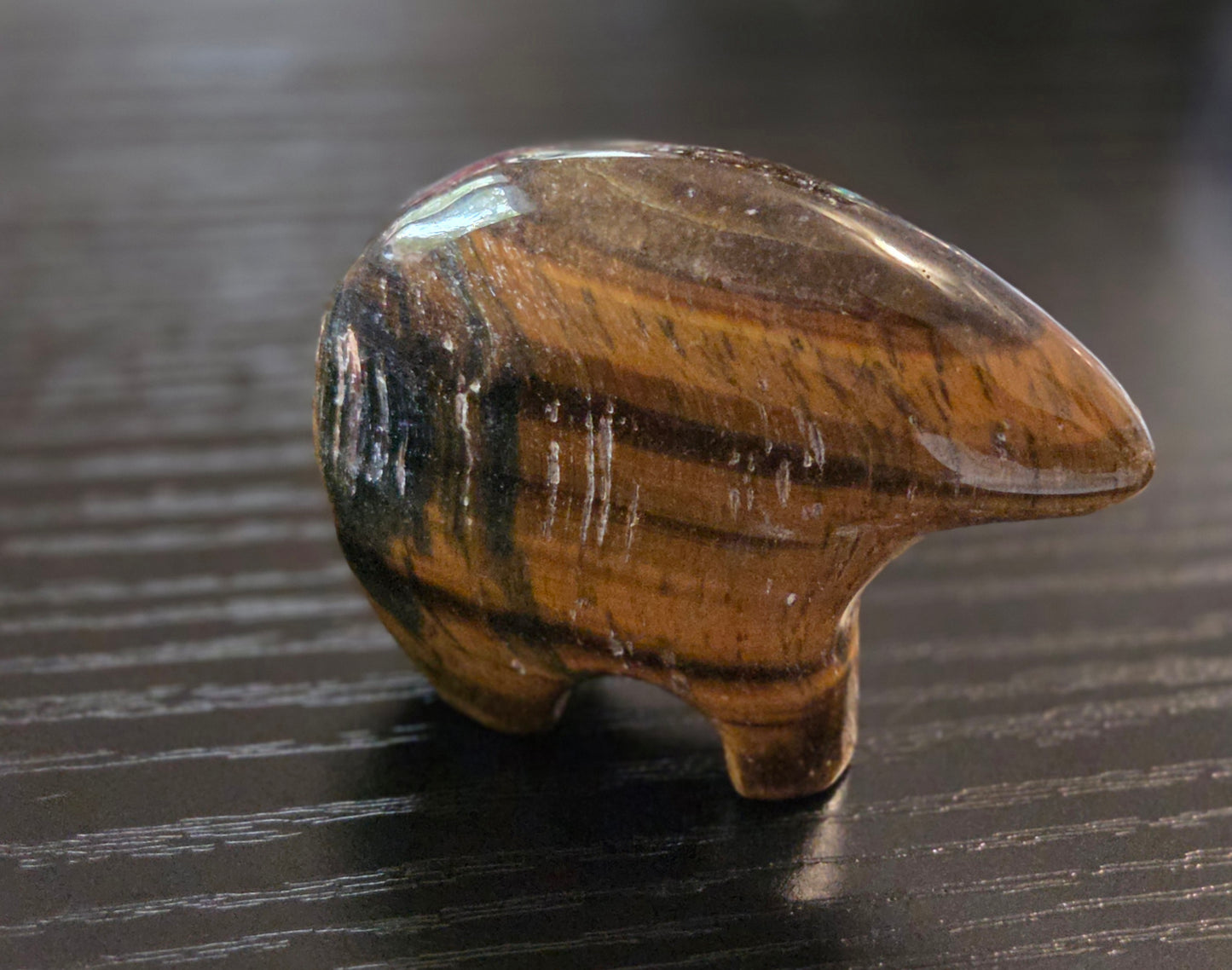 Tigers Eye Zuni Bear