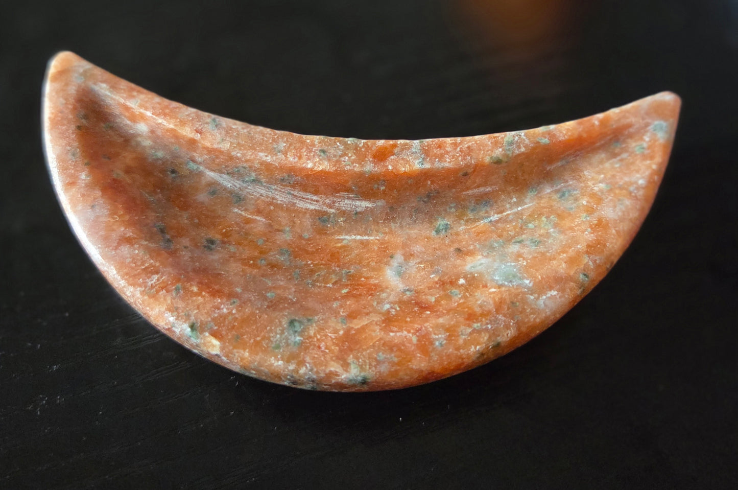 Sunstone Crescent Moon dish - stones not included