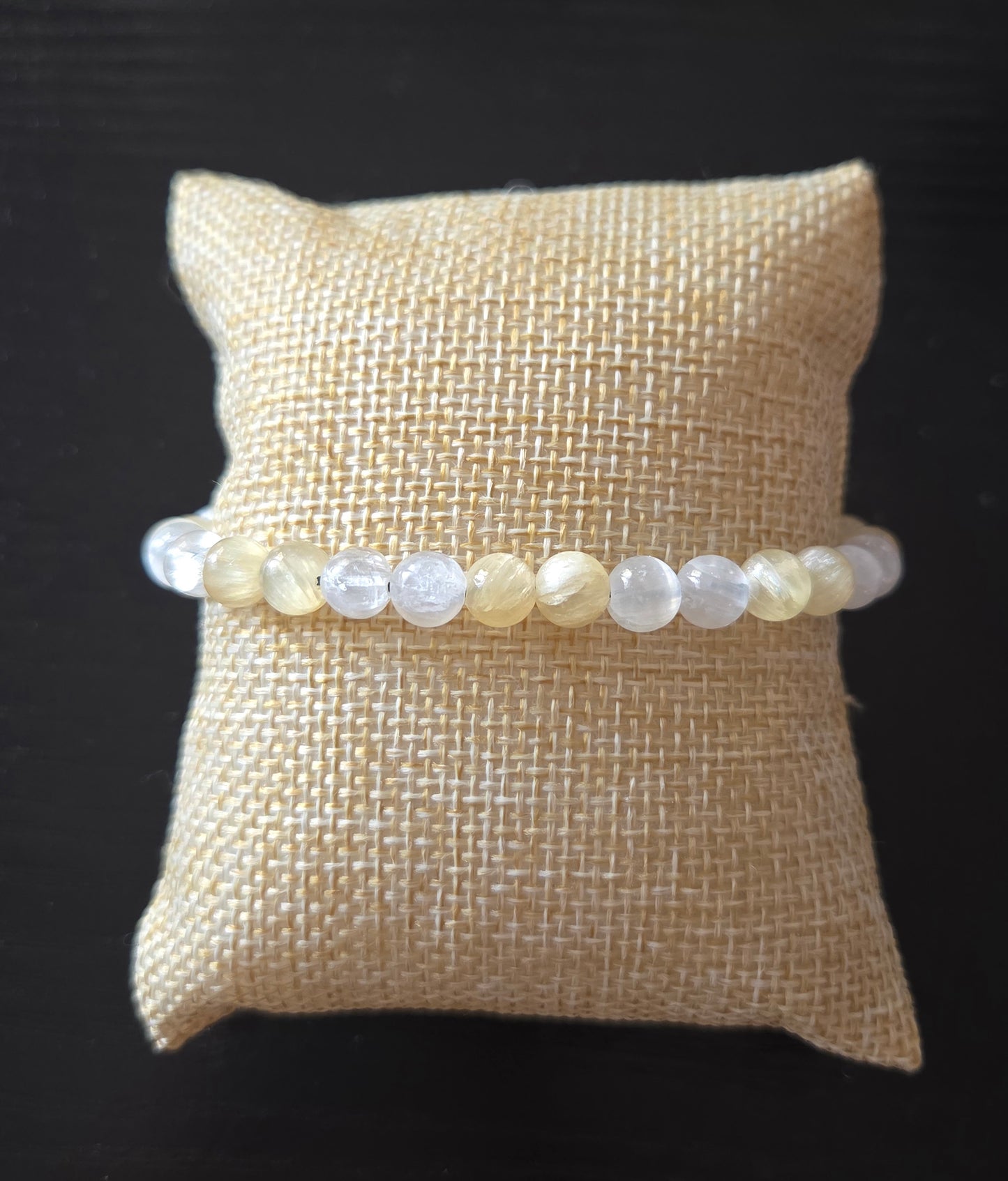 Yellow and White Selenite