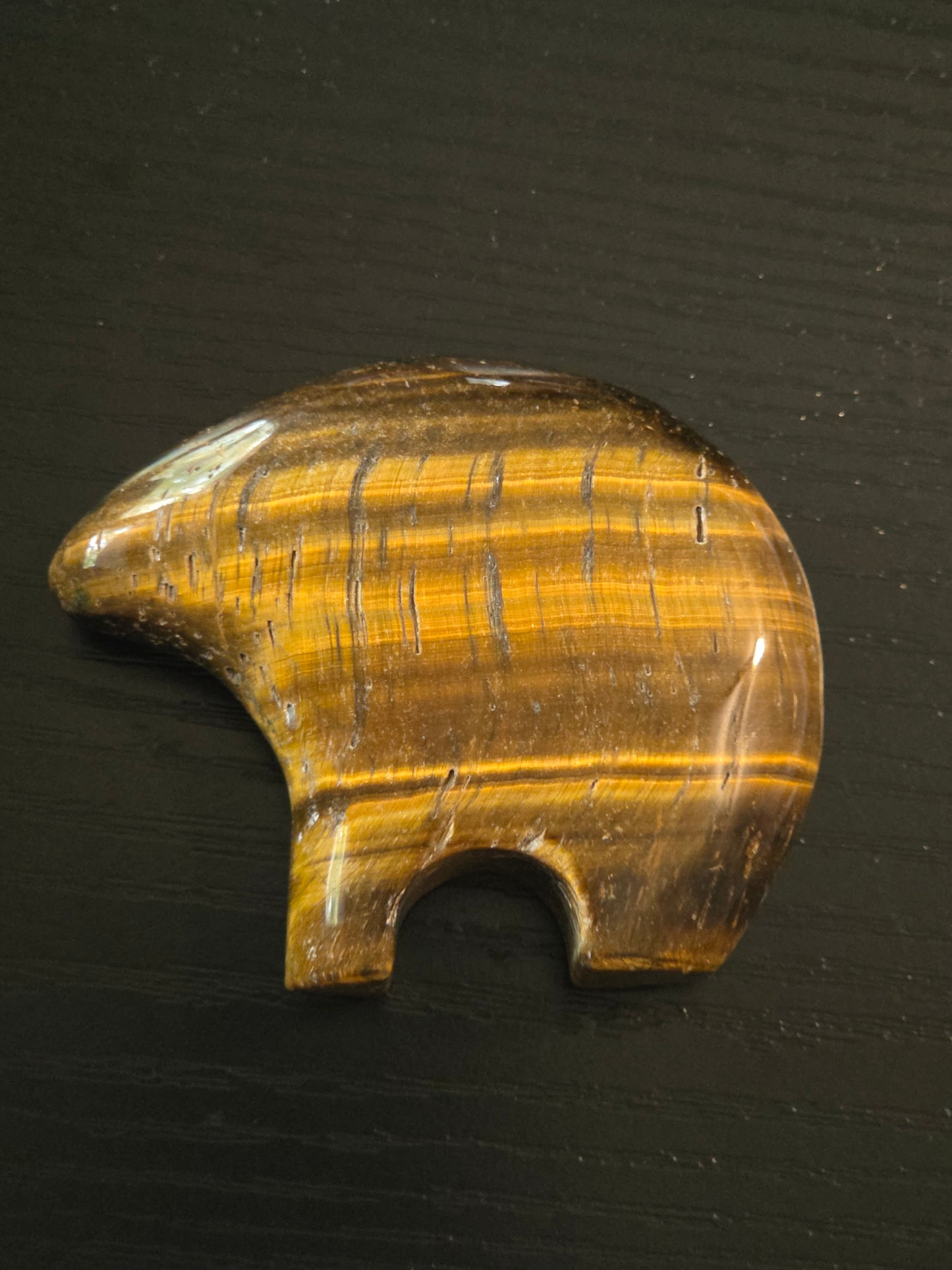 Tigers Eye Zuni Bear