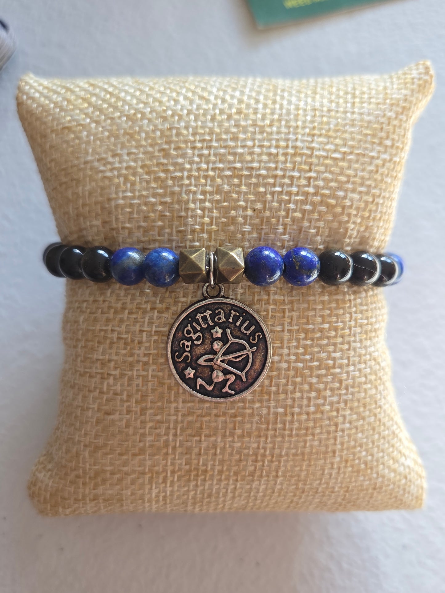 Lapis Lazuli and Gold Sheen Obsidian Sagittarius ♐️