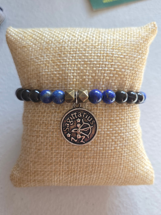 Lapis Lazuli and Gold Sheen Obsidian Sagittarius ♐️