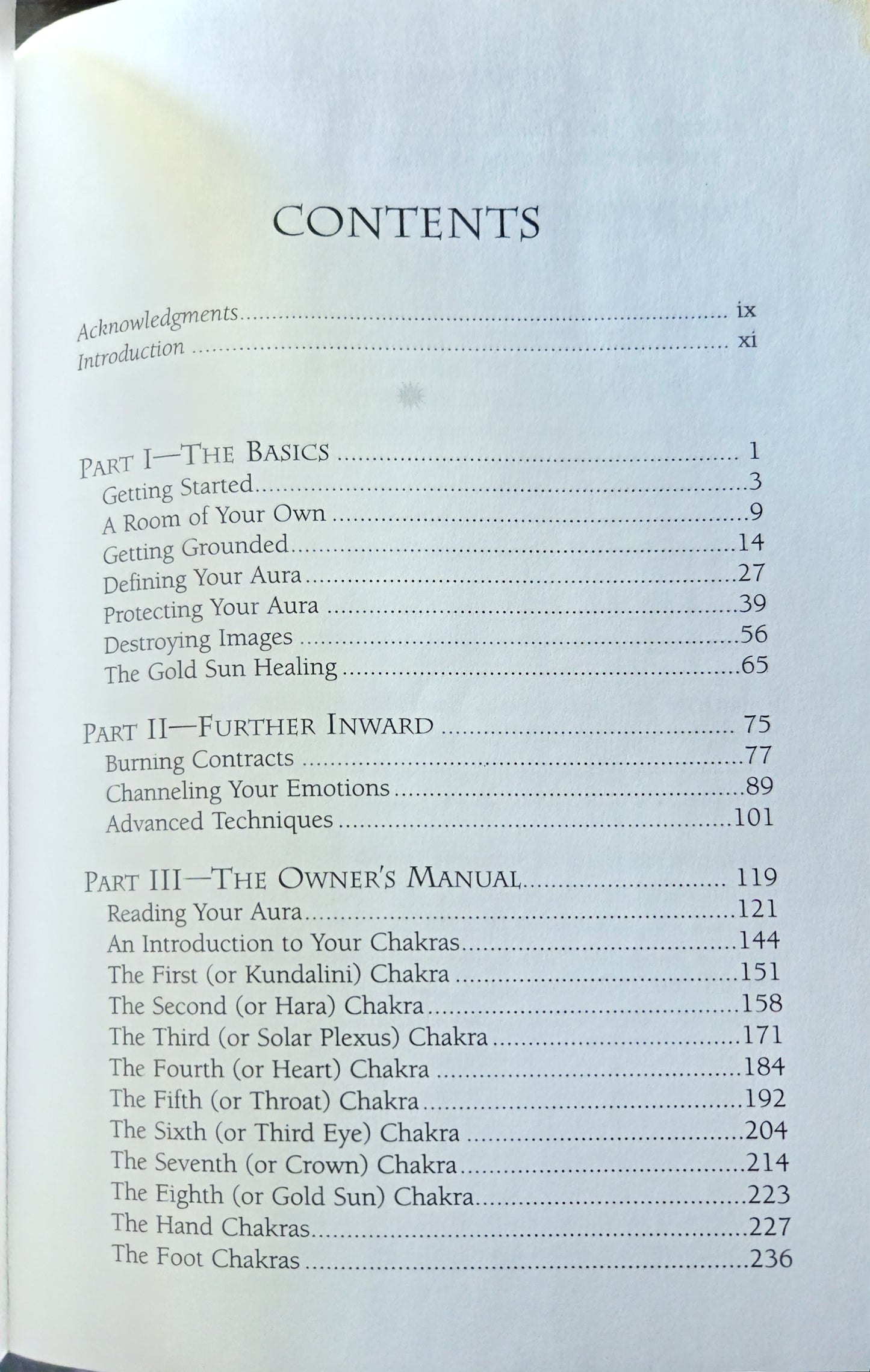 Your Aura & Chakras (pre-owned)