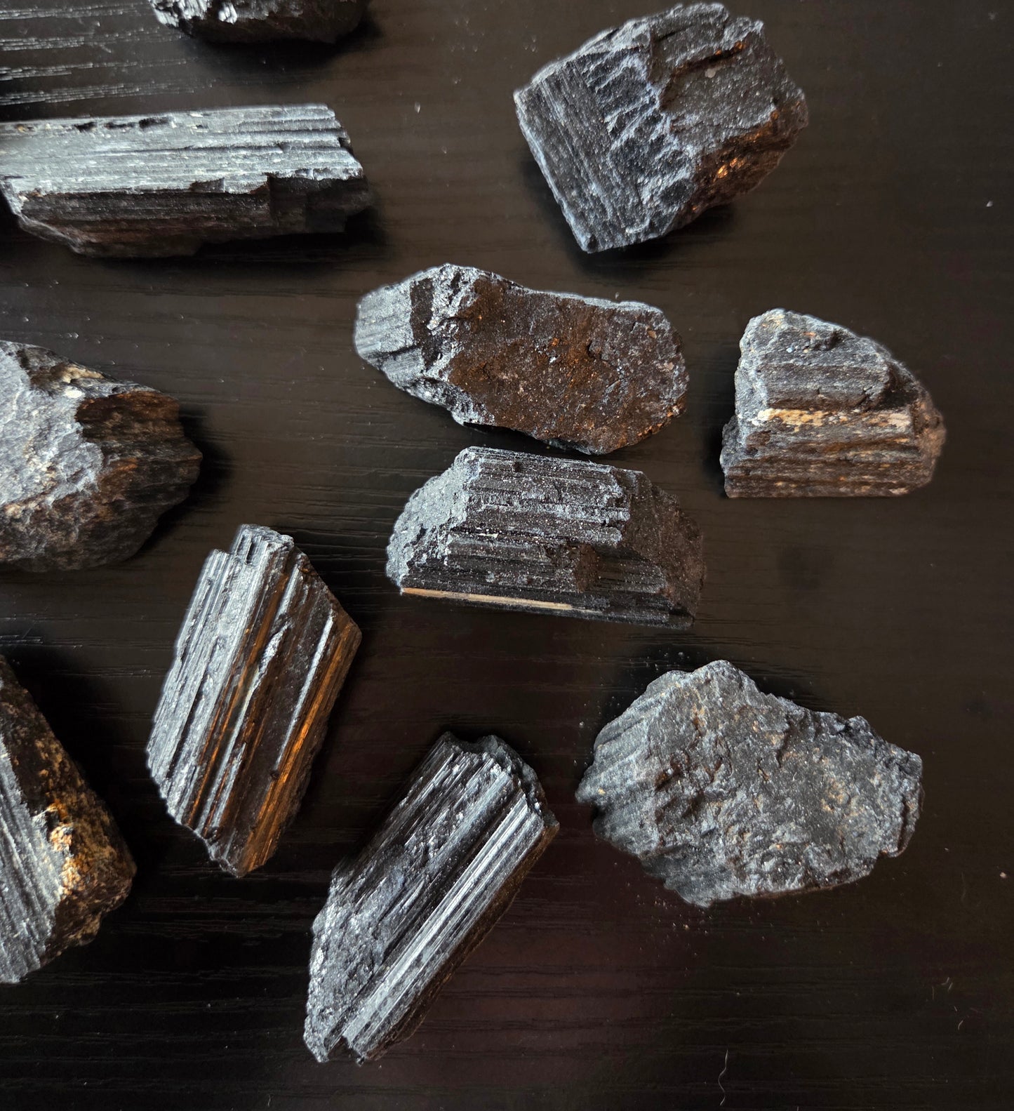 Black Tourmaline Rough pieces- price per piece (intuitive pick)