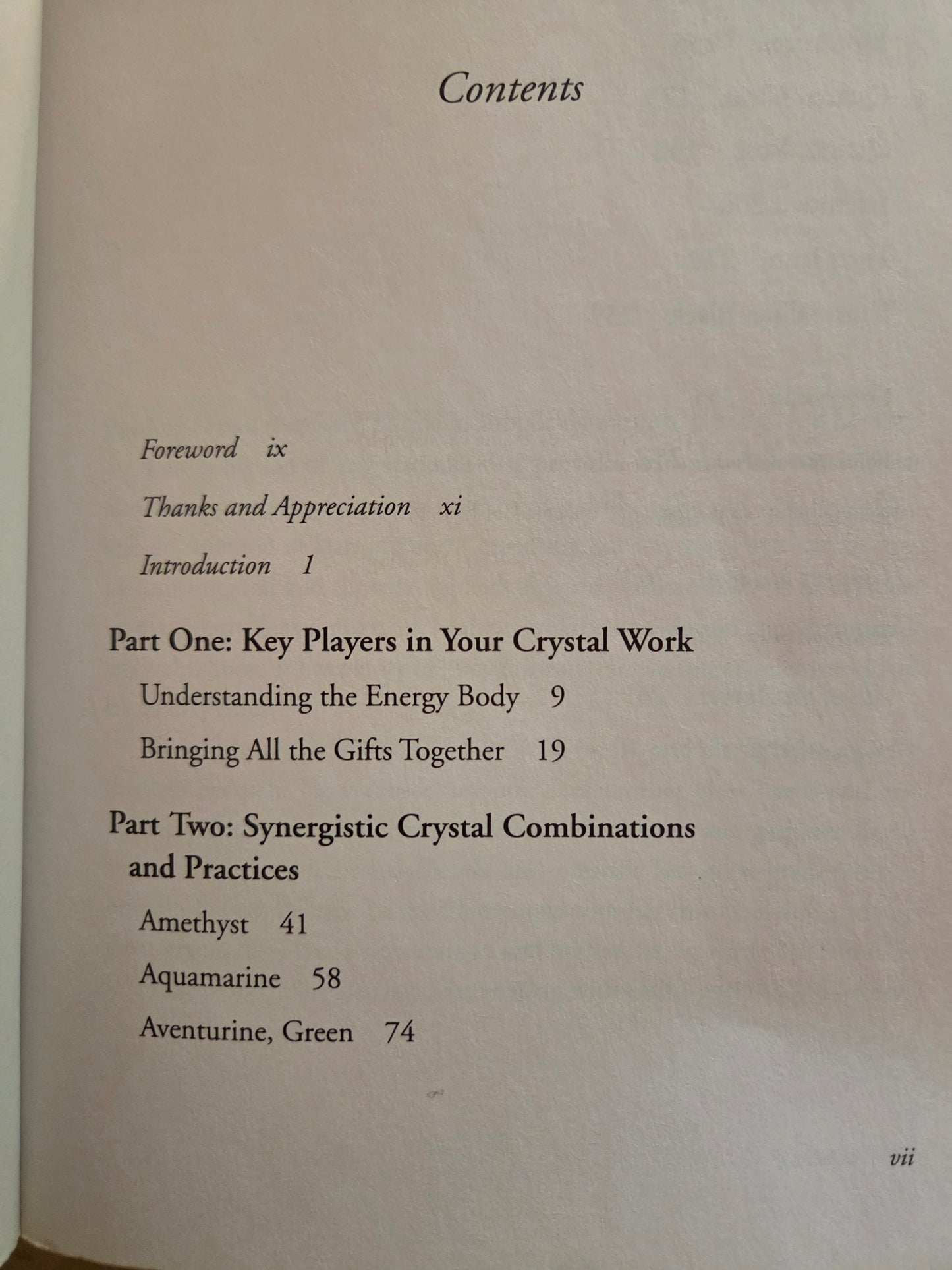 Crystal Resonance