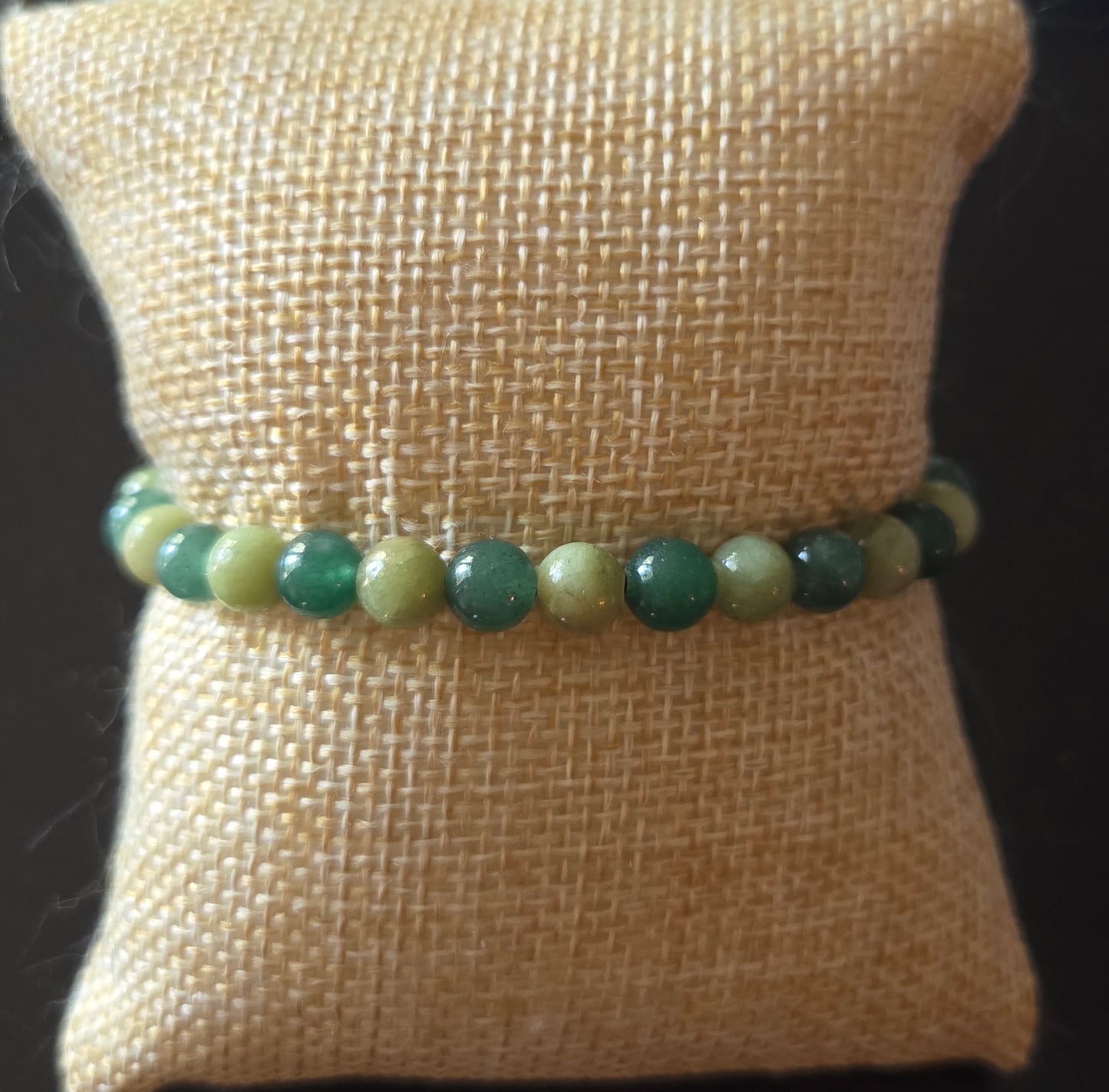 Green Aventurine and Peridot