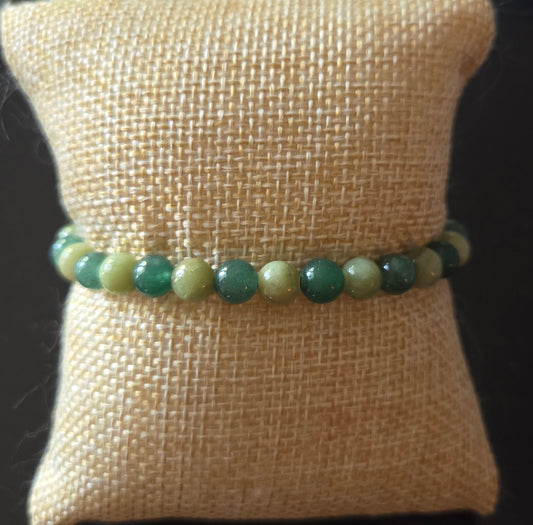 Green Aventurine and Peridot